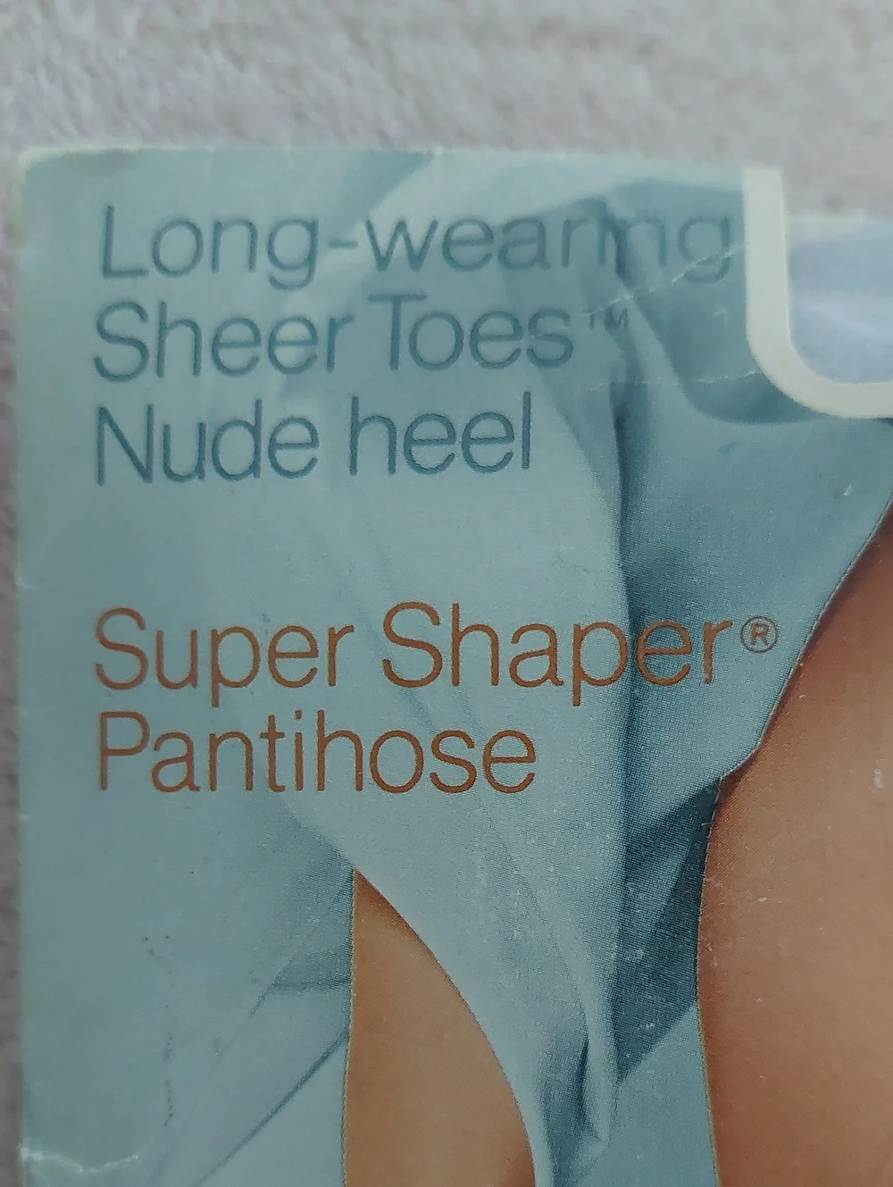 JCPenney Control Top Super Shaper Pantihose Average Size Mauve Color NWT